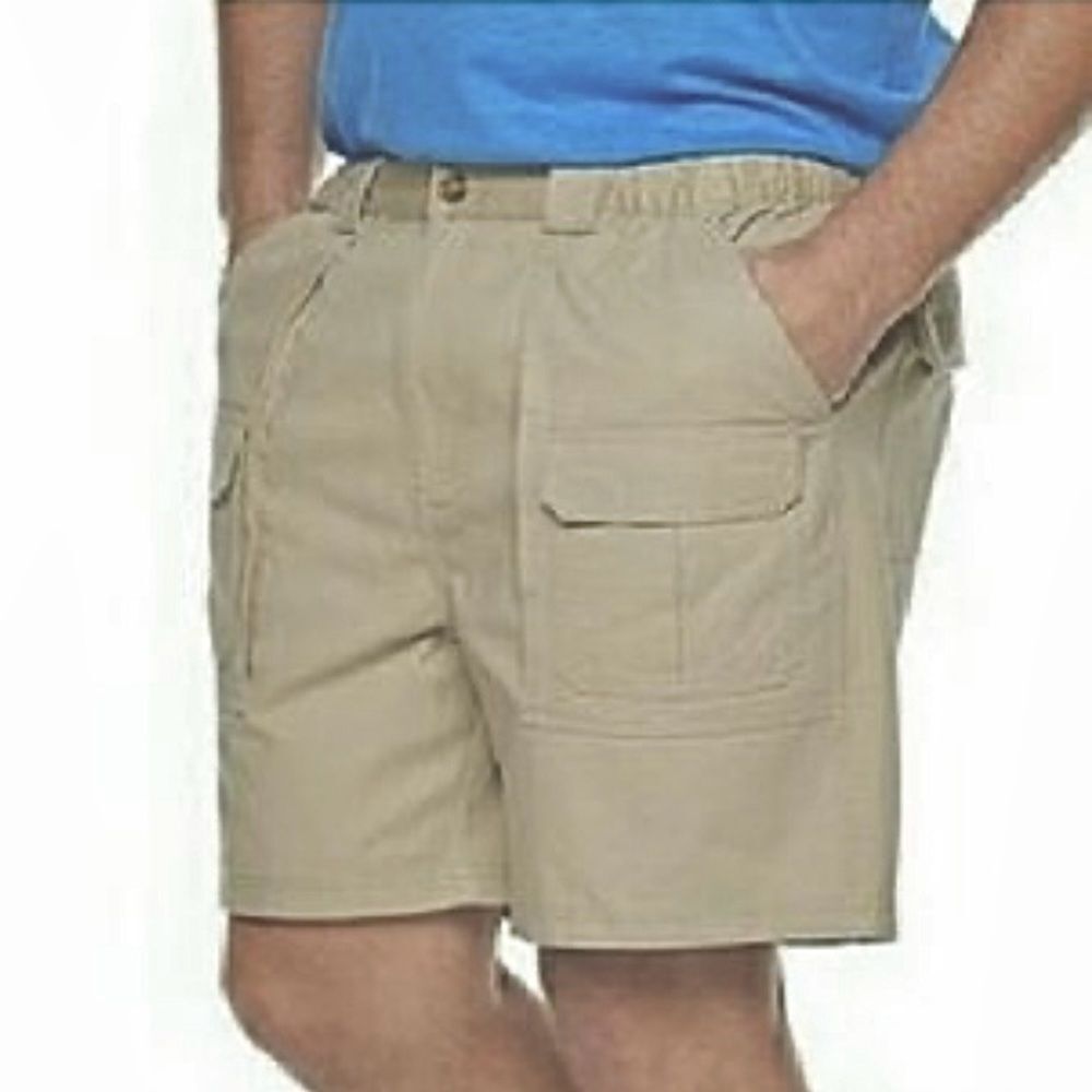 Men’s Croft & Barrow Khaki Cargo Shorts 52